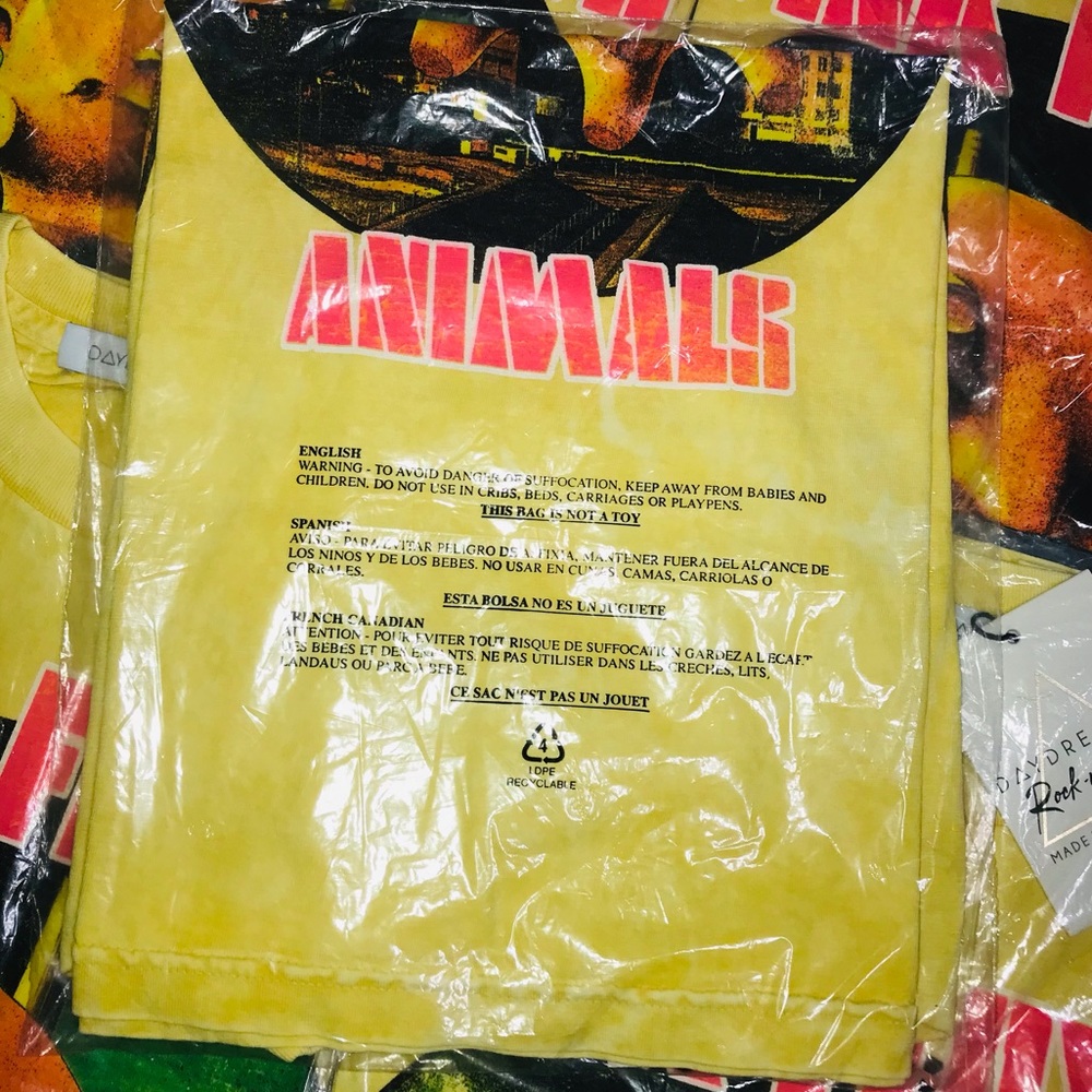 4 Daydreamer Pink Floyd Animals Tour Graphic Tees Small - Picture 7 of 14